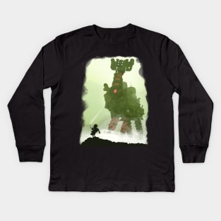 Breath of the Colossus Kids Long Sleeve T-Shirt